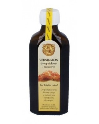 Vernikabon - syrop ziołowo - miodowy bez cukru