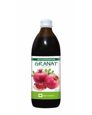 Granat sok bez konserwantów 500ml - AlterMedica