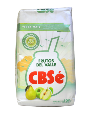 Cbse Frutos Del Valle smak jabłko gruszka 500g - Yerba Mate