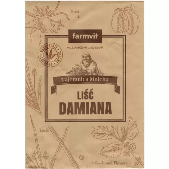 Damiana liść 100g - Farmvit