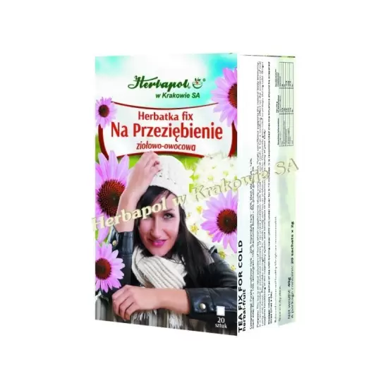 Herbatka na przeziębienie ziołowo – owocowa Fix 20sasz - Herbapol Kraków
