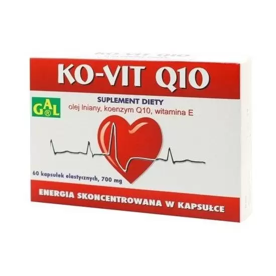 KO - VIT Olej lniany + koenzym q10 60kaps - GAL