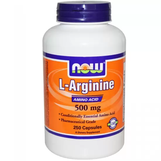 L- arginine 500mg - Now Foods