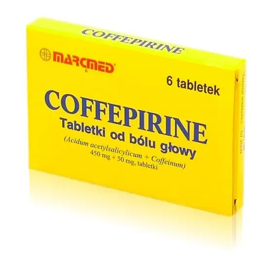 Coffepirine tabletki 6szt - Marcmed