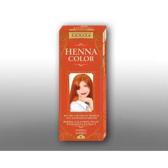Henna Color - Ziołowy Balsam Koloryzujący z ekstraktem z henny 05 Papryka 75ml - Venita