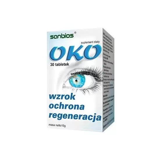 OKO wzrok ochrona regeneracja 30tabl - Sanbios