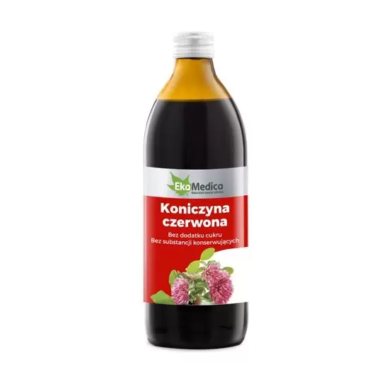 EkaMedica - Koniczyna sok (sok z koniczyny czerwonej) 500ml 99.8% 500ml