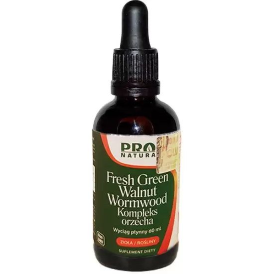 Fresh Green Walnut Wormwood Extract Kompleks orzecha 59ml - Now Foods