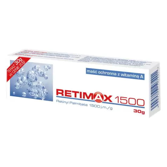 Maść z witaminą A - Retimax 1500 30g - Farmina