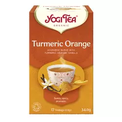 Herbatka kurkuma pomarańcza 17x2g - Yogi Tea