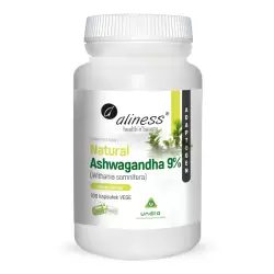 Natural Ashwagandha 580 mg 9% x 100 Vege caps - Aliness