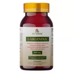 L-arginina 500 mg - 80 kapsułek - Bio Herbs