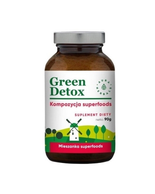 Green Detox Koktaj Oczyszczający 90g - Aura Herbals
