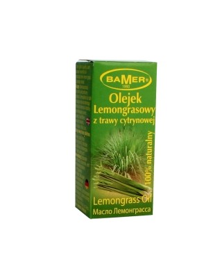 Olejek Lemongrasowy z trawy cytrynowej 100% 7ml - Bamer