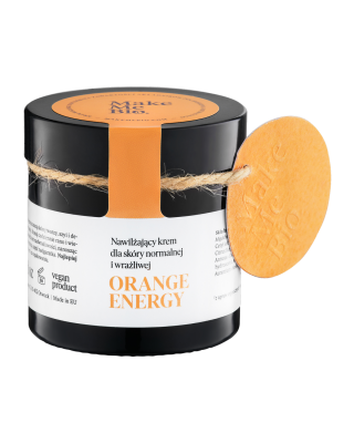 Orange Energy - Nawilżający Krem dla Skóry Normalnej i Wrażliwej 60ml - MakeMeBio