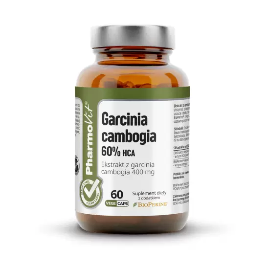 Garcinia cambogia 60% HCA 60 kaps VcapsR CL - Pharmovit