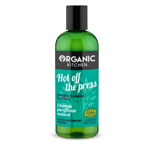 Naturalny oczyszczający szampon do włosów - Gorąco z prasy 260ml - Organic Kitchen