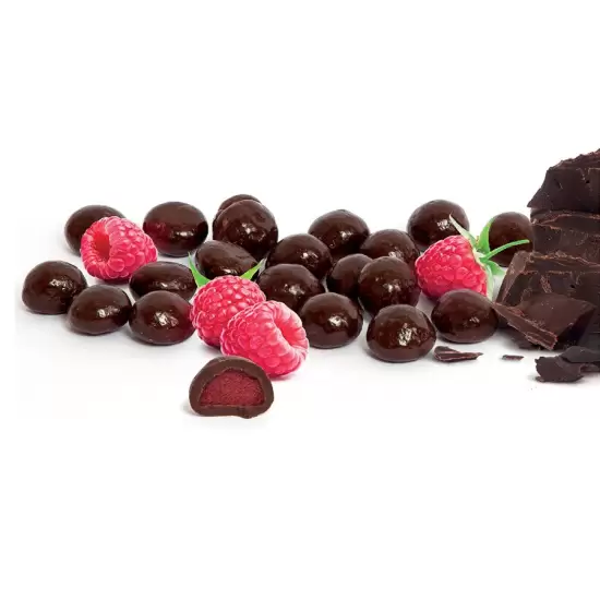 Owocożelki z maliną w czekoladzie, 30g - Fruit Forest