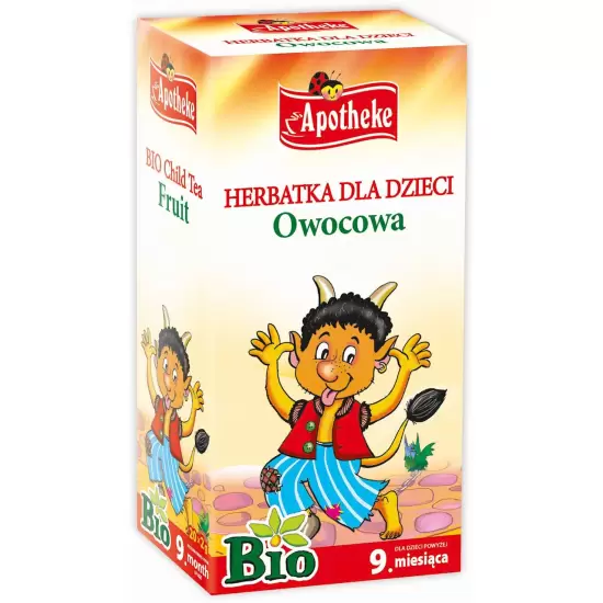 Herbatka dla dzieci Owocowa od 9 miesiąca BIO 20x1.5g - Apotheke