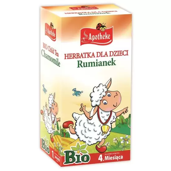 Herbatka dla dzieci Rumianek BIO od 1 tygodnia Fix 20x1g - Apotheke
