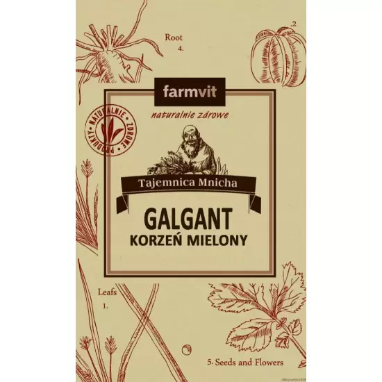 Galgant mielony firmy Farmvit