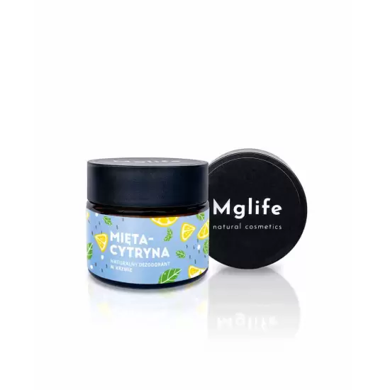 Mięta - cytryna naturalny dezodorant w kremie 50ml - Mglife