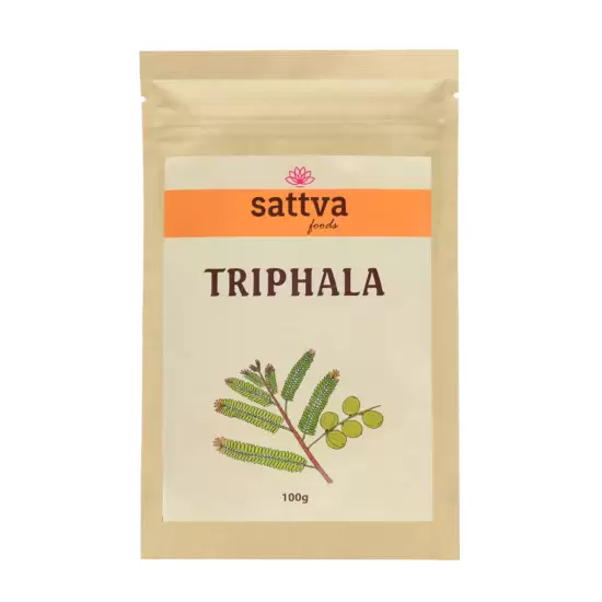 Triphala organiczny proszek 100g - Sattva