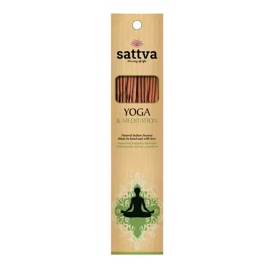 Naturalne Kadzidła Yoga medicatation 30g 15 patyczków - Sattva