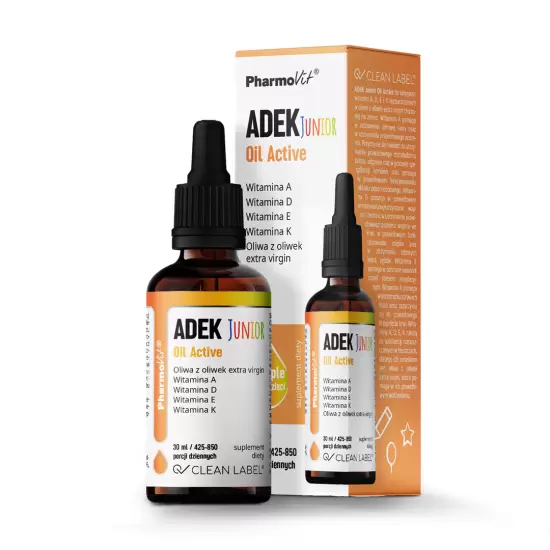 ADEK Junior Oil Active 30 ml | Clean label - Pharmovit