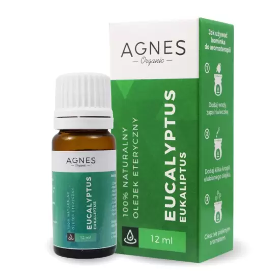 Eukaliptus olejek eteryczny 12ml - AgnesOrganic