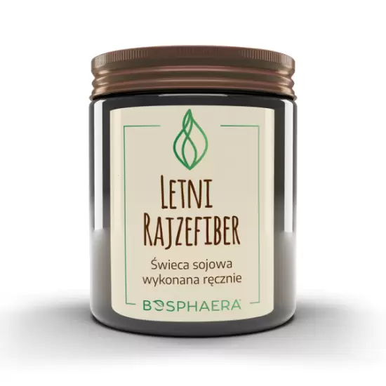 Sojowa świeca zapachowa Letni Rajzefiber 190g - Bosphaera