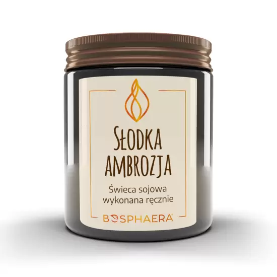 Sojowa świeca zapachowa Słodka ambrozja 190g - Bosphaera