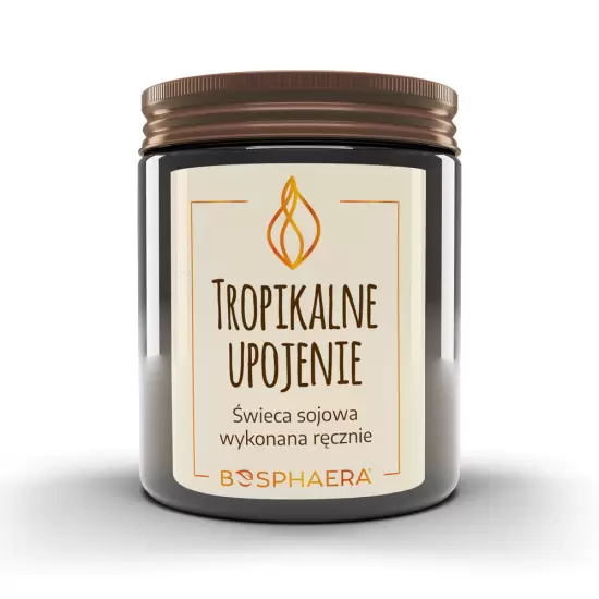 Sojowa świeca zapachowa Tropikalne upojenie 190g - Bosphaera