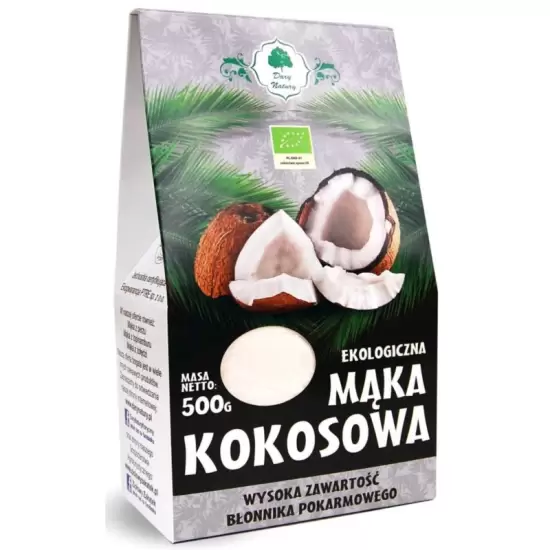 Mąka Kokosowa Eko 500g - Dary Natury