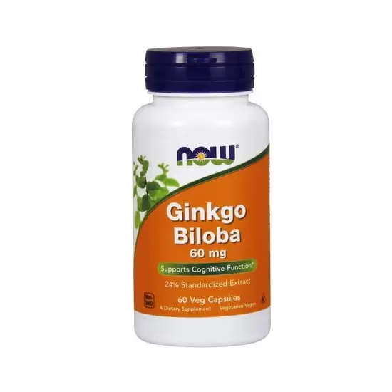 Ginkgo Biloba 60kaps - Now