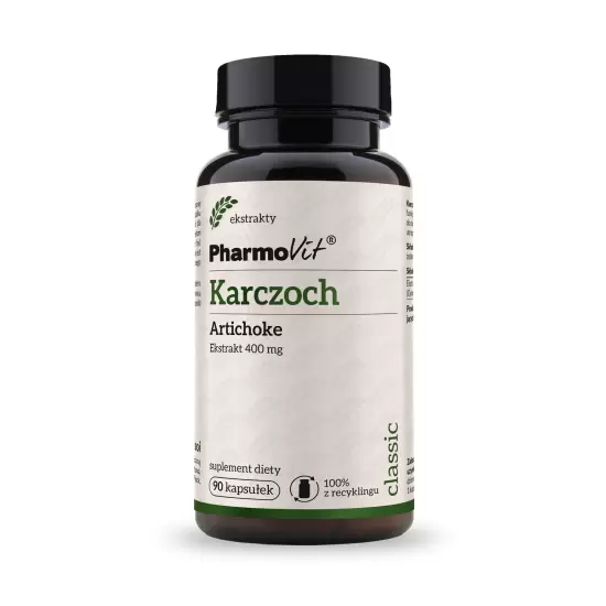 Karczoch artichoke 4:1 400 mg 90kaps - Pharmovit