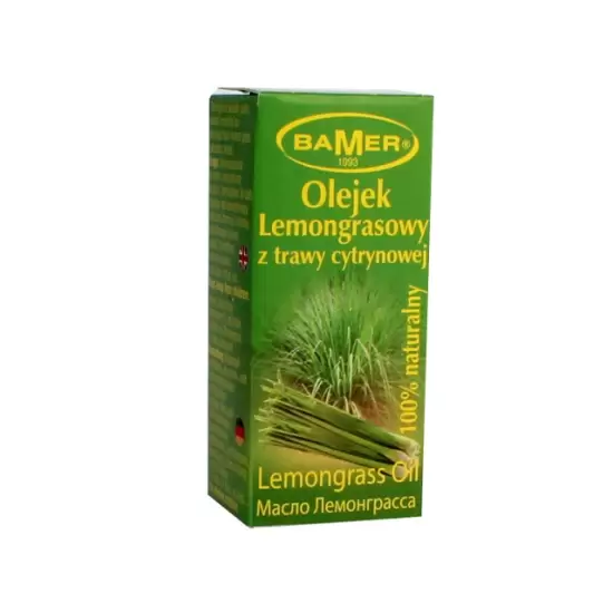 Olejek Lemongrasowy z trawy cytrynowej 100% 7ml - Bamer
