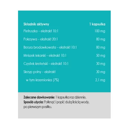 Nadmiar Wody 470 mg 50kaps - Panaseus