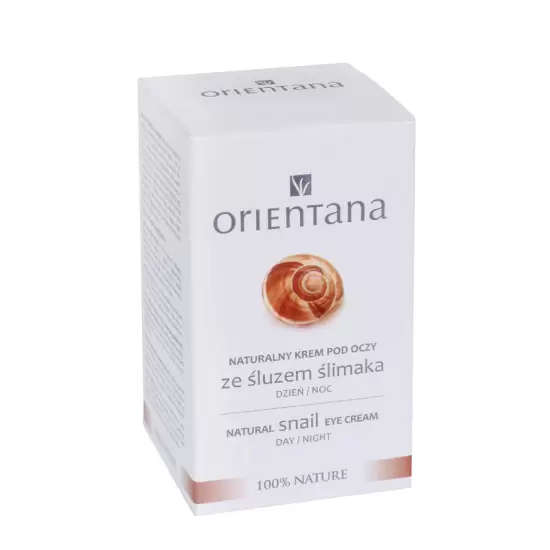 Orientana - Naturalny krem ze śluzem ślimaka pod oczy dz/noc 15m