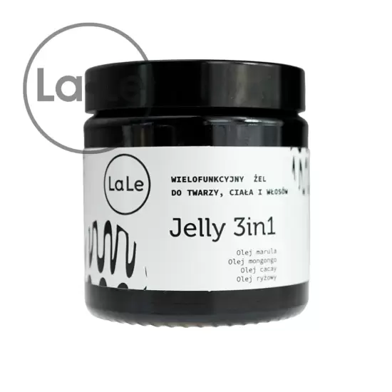 Jelly 3in1 wielofunkcyjny żel do twarzy, ciała i włosów 120ml - La-Le