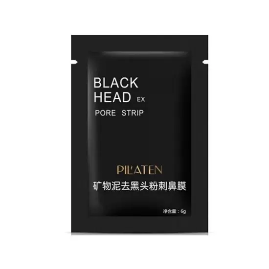 Czarna maska oczyszczająca zaskórniki peel-off 6g – Pilaten