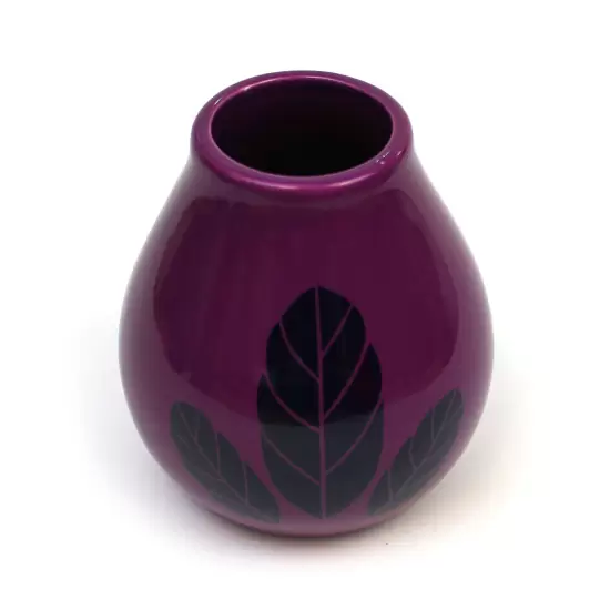 Luka Hoja violeta matero ceramiczna 350ml