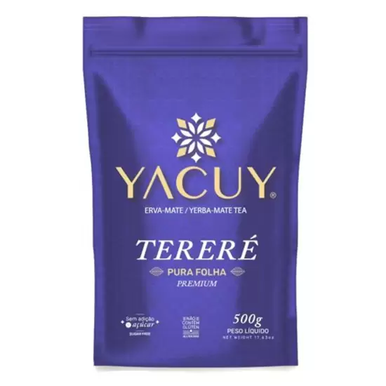 Yerba Mate Yacuy TERERE Pure Leaf Premium 500g