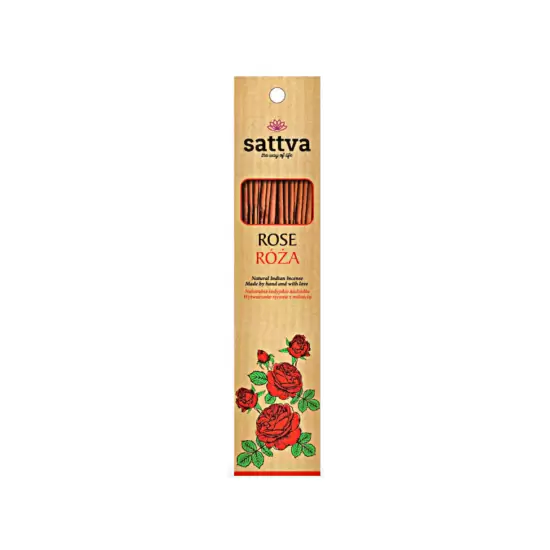 Kadzidło Incense Rose 30g 15 patyczków - Sattva
