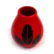 Luka Hoja red ceramiczne matero 350ml